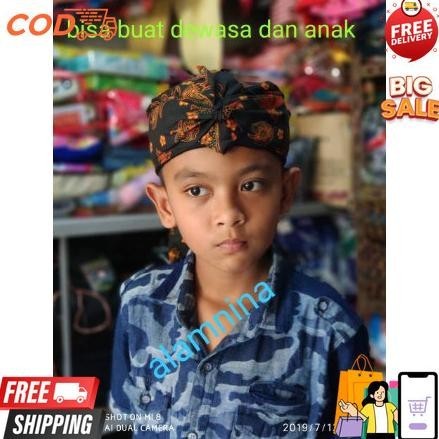 Udeng iket jawa sunda cirebon batik Tradisional Telaris