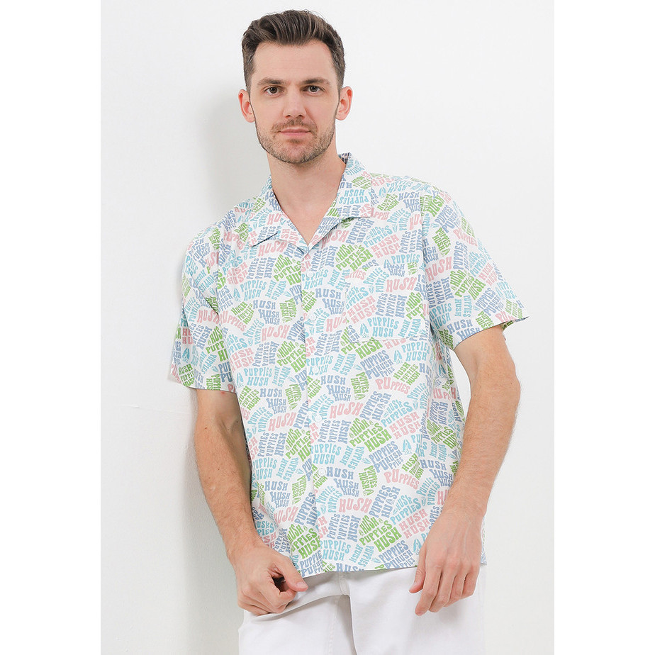 Hush Puppies Kemeja Pria Grova White