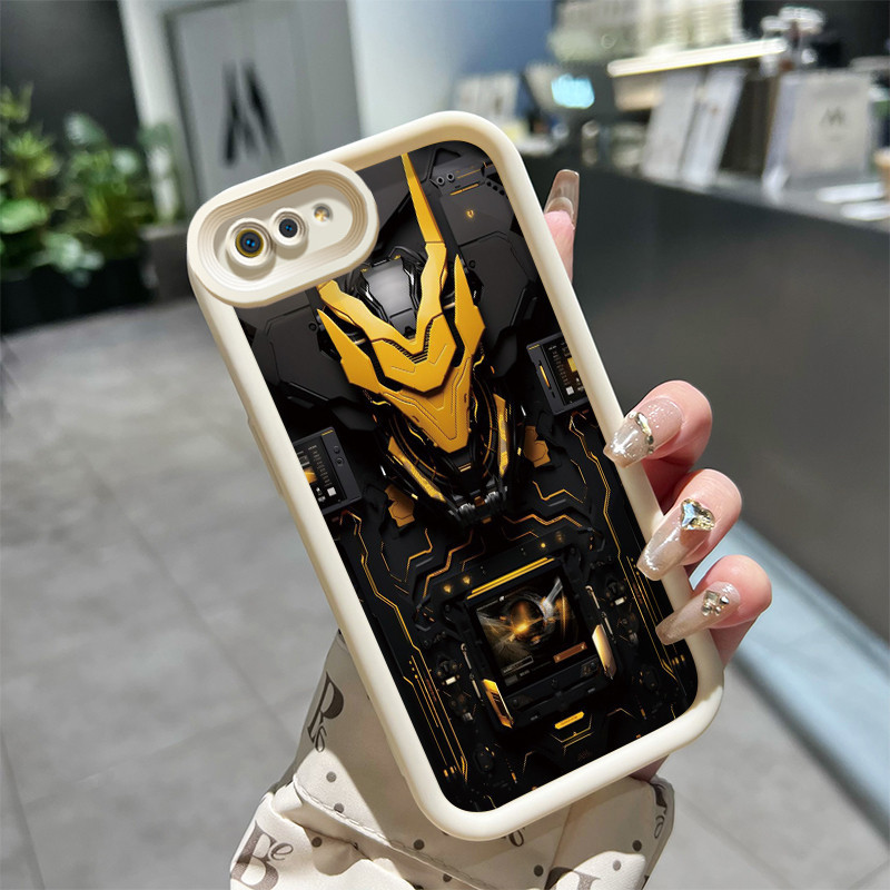 Casing Hp Realme C2 Realme C2s OPPO A1K Case keren pola mecha Softcase lembut ganda baru Casing HP p