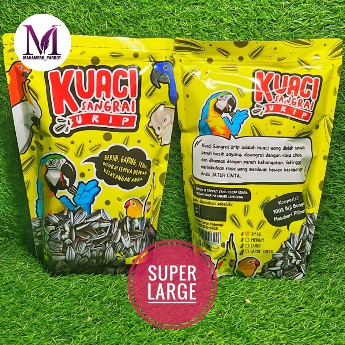 

Kuaci Sangrai Urip Jumbo Large Aci Best For Parrots