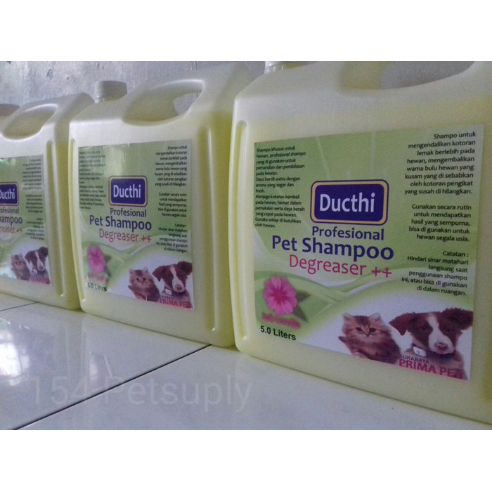 whitening DOG shampo jrigen 5 Liter/ shampo whitening buat anjing