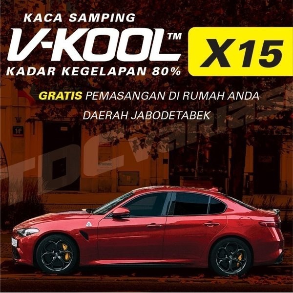HONDA HRV 2014 V-KOOL KACA FILM MOBIL WINDOW FILM ASLI