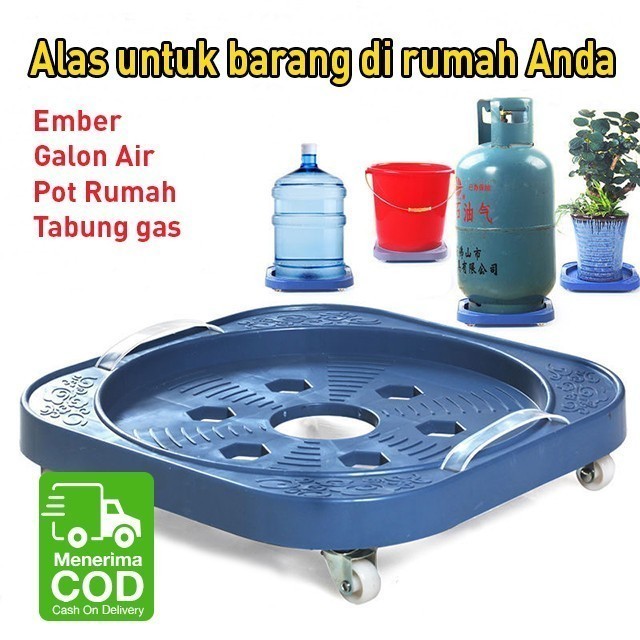moto fit TATAKAN RODA TABUNG GAS TATAKAN GALON ALAS DUDUKAN SERBAGUNA ALAS POT Alas dasar tatakan Du