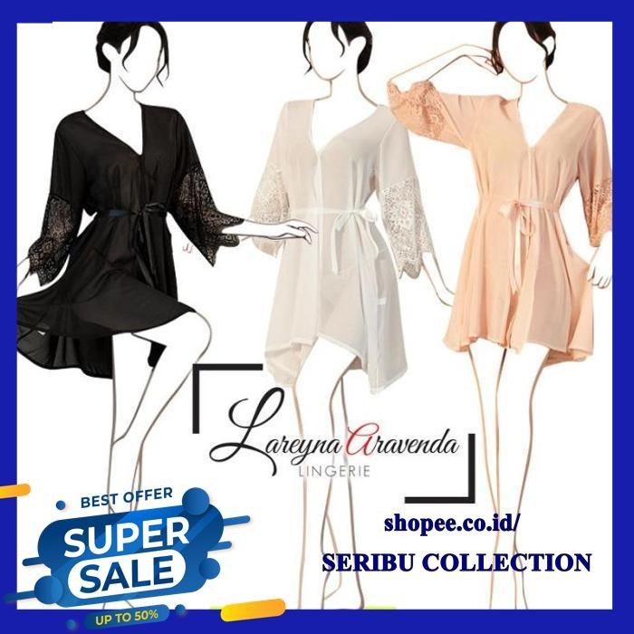 SET BAJU TIDUR WANITA + G STRING SEKSI MODEL KIMONO OVERSIZE PREMIUM KUALITAS TERBAIK