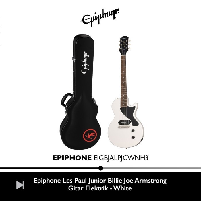 Epiphone Les Paul Junior Billie Joe Armstrong Gitar Elektrik + Case