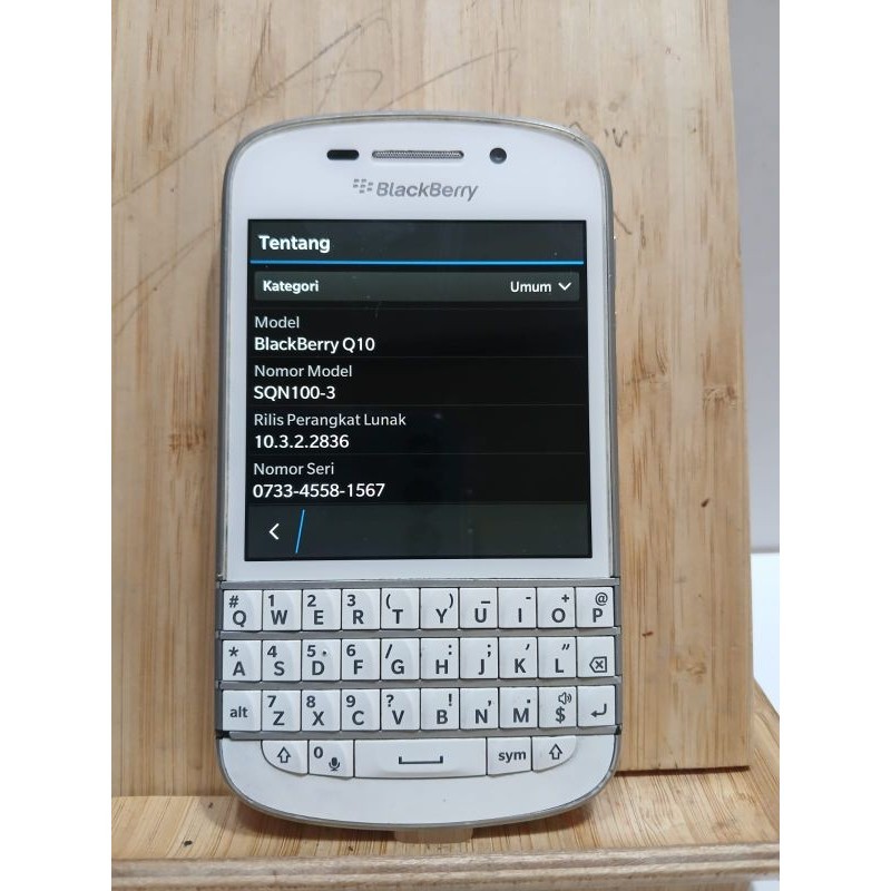 HP SECOND BB BLACKBERRY Q10 JARINGAN 4G NORMAL SIAP PAKAI (5)