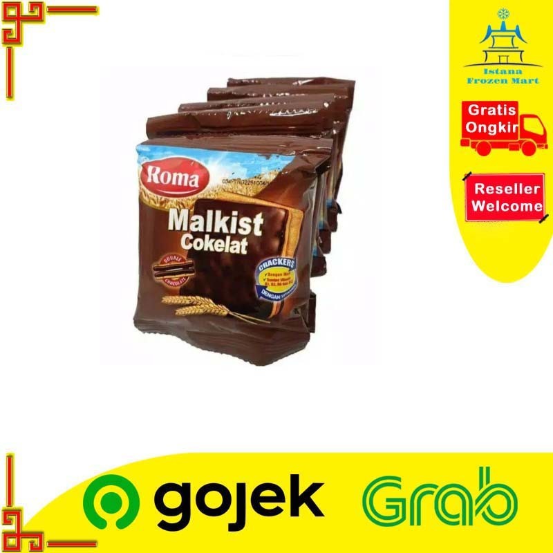 

Biskuit Malkist Cokelat 18 Gram - ROMA