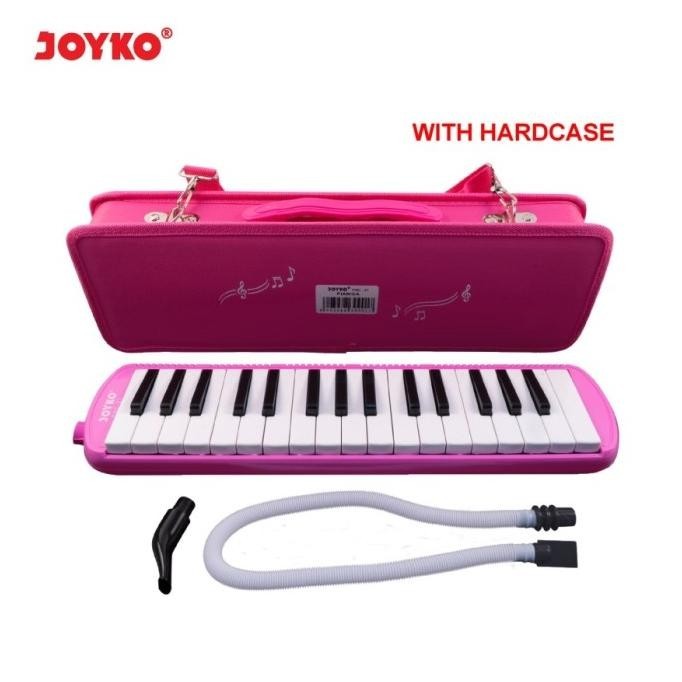 Pianika Joyko Pnc-21 Warna Pink - Pianica Tiup Hard Case Spt Yamaha Murah Berkualitas