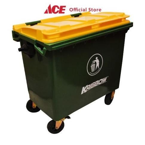 Ace Krisbow 660 ltr Tempat Sampah Outdoor Dengan Tutup