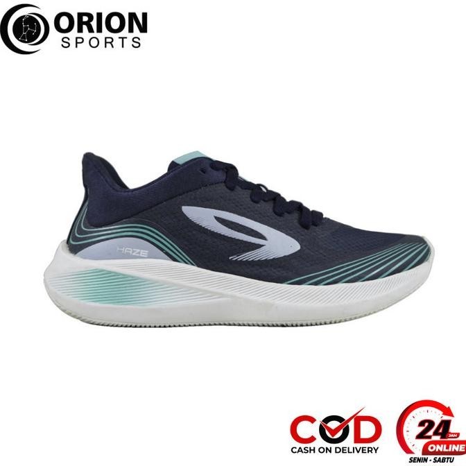 SEPATU RUNNING ORI 910 - HAZE VISION BIRU TUA/ ABU / HIJAU + FREESOCKS SEPATU WANITA SEPATU LARI SEP