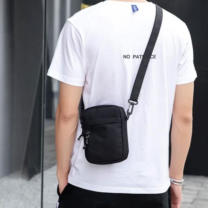 Tas Selempang Kecil Mini Pria Casual Shoulder Sling Bag Slempang