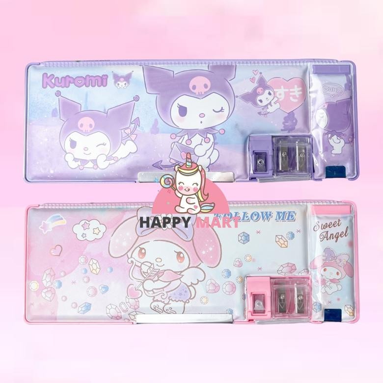 

dgf-4 Kotak pensil magnet DOFF motif sanrio kuromi / melody Hemat