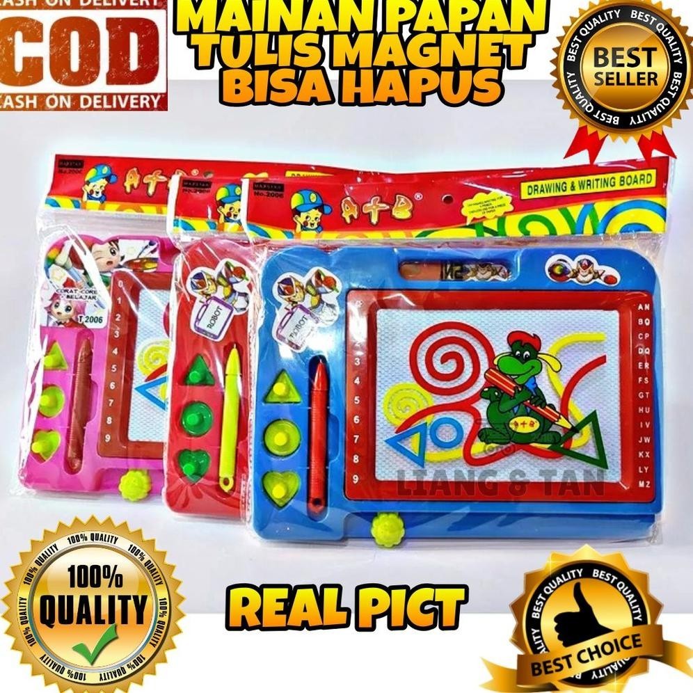 

( Bisa Cod ) Promo Mainan Papan Tulis Magnet Anak / Papan Tulis Hapus / Drawing Board Magnetic Murah