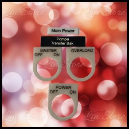 

GRATIS ONGKIR NAME PLATE PANEL TAG CONTROL LISTRIK CUSTOM LABEL NAMEPLATE ACRYLIC !!!!!!!