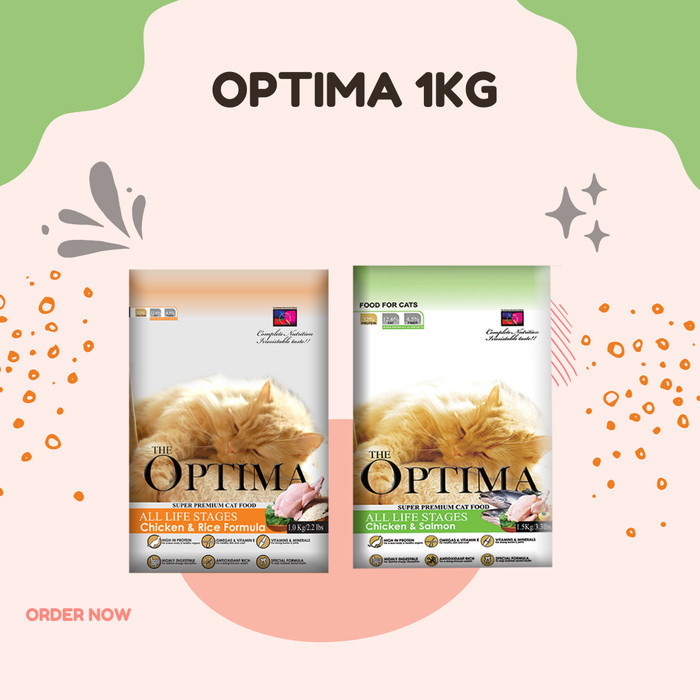 Optima Cat dry Food 1kg Super Premium cat food