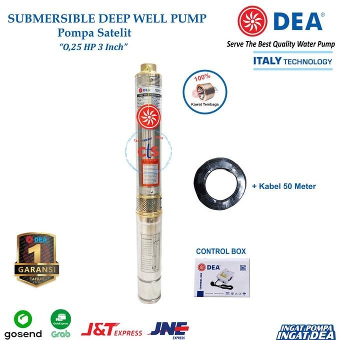 Pompa Satelit Dea 0.25 Hp 3 Inc (Submersible Pump) - Noril