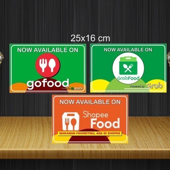 

stiker now available size 25x16 cm