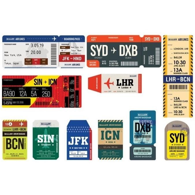 

Discount BALLER INDONESIA STICKERS SET BOARDING PASS (STICKER KOPER)