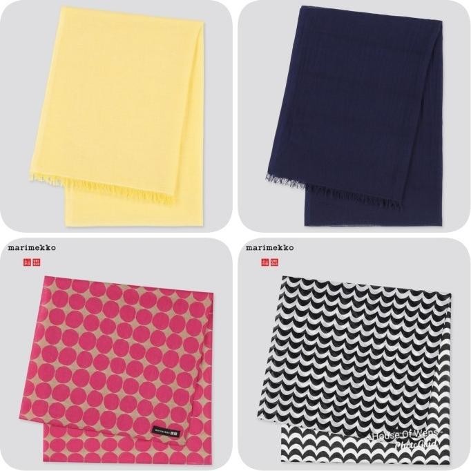 New Sale Uniqlo Marrimeko Syal - Syal Wanita - Scarf - Shawl Wanita Limited Original