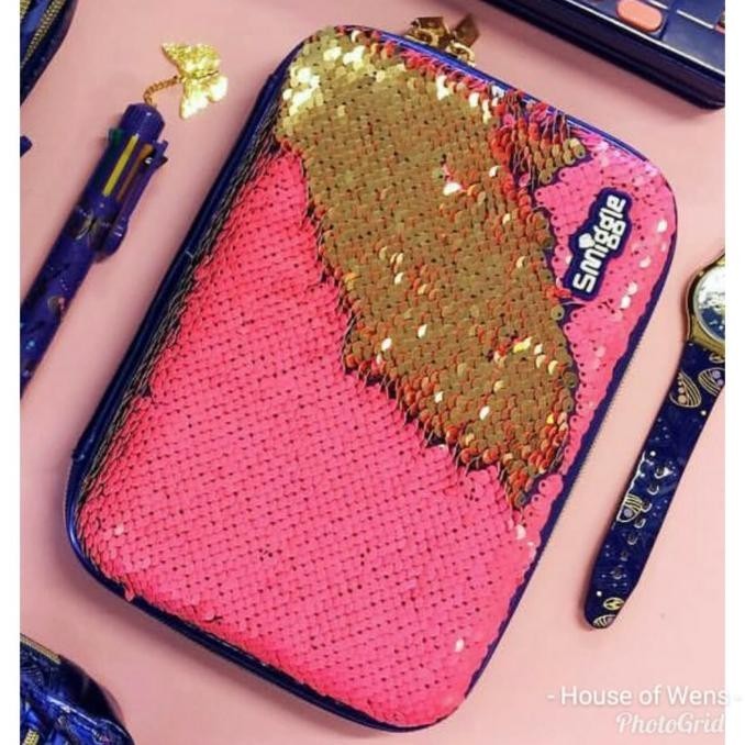 

Terbaik Smiggle Shimmy Hardtop Pencil Case - Tempat Pensil Sequin Smiggle Terbaik