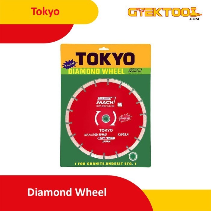 Tokyo Diamond Wheel 7" Mata Pisau Potong Keramik Granit 7 Inch 180 mm