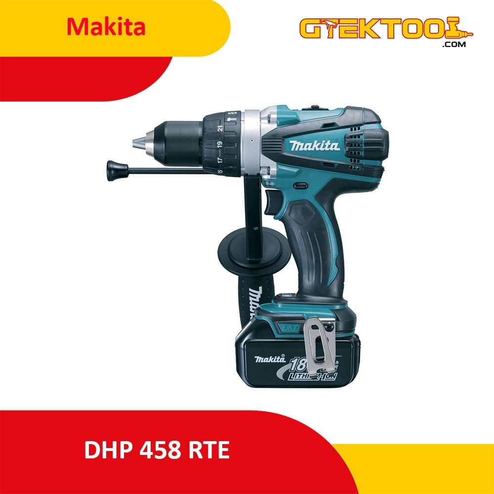 Makita DHP458RME / DHP 458 RME Mesin Bor Baterai Cordless Hammer Drill