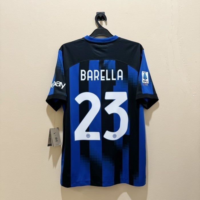 Jersey Bola Original Asli Inter Milan Home 2023/2024 Barella #23