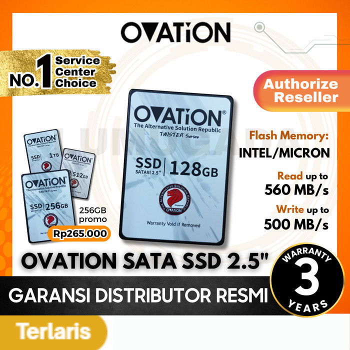 OVATION SSD 128GB / 256GB / 512GB / 1TB 2.5" SATA3 INTERNAL SSD SATA ORIGINAL BEST QUALITY