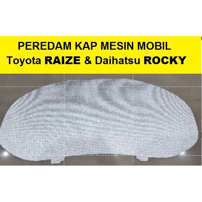 Peredam kap Mesin Mobil Toyota Raize Full kap