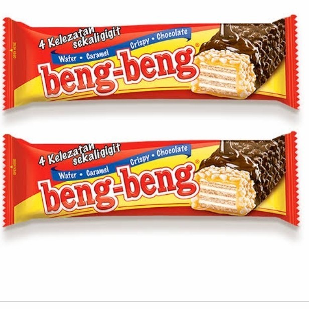 

BENG BENG WAFER CARAMEL CRISPY CHOCOLATE EXTRA CHOCOLATE & CARAMEL [1 BOX ISI 17 PCS]