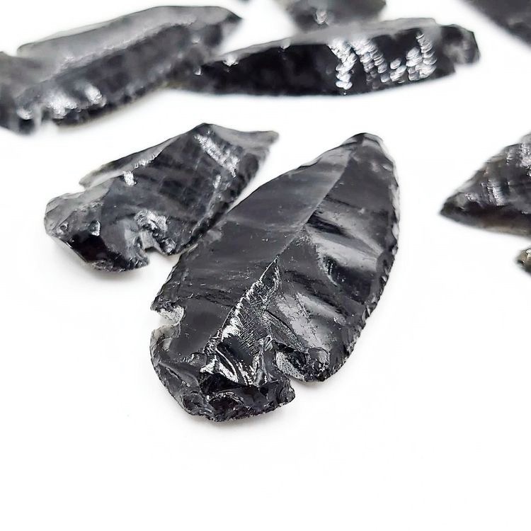 Black Obsidian Arrowhead