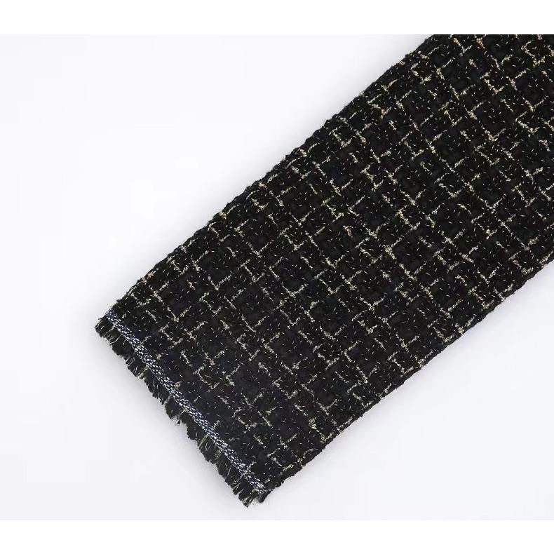 

BISA COD Korean tweed wrapping plain/kain tweed akrilik import/Kain Bunga dal-88