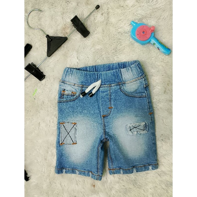 CELANA PENDEK ANAK JEANS SOBEK/CELANA ANAK LAKI LAKI