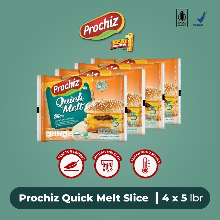 

KEJU PROCHIZ QUICK MELT SLICE 5'S PAKET 4 PCS