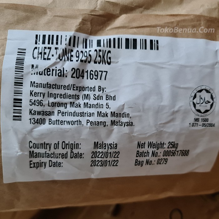 

KERRY CHEZTONE KEJU BUBUK ORIGINAL 8108 9295 9037 PREMIKS 1000 G