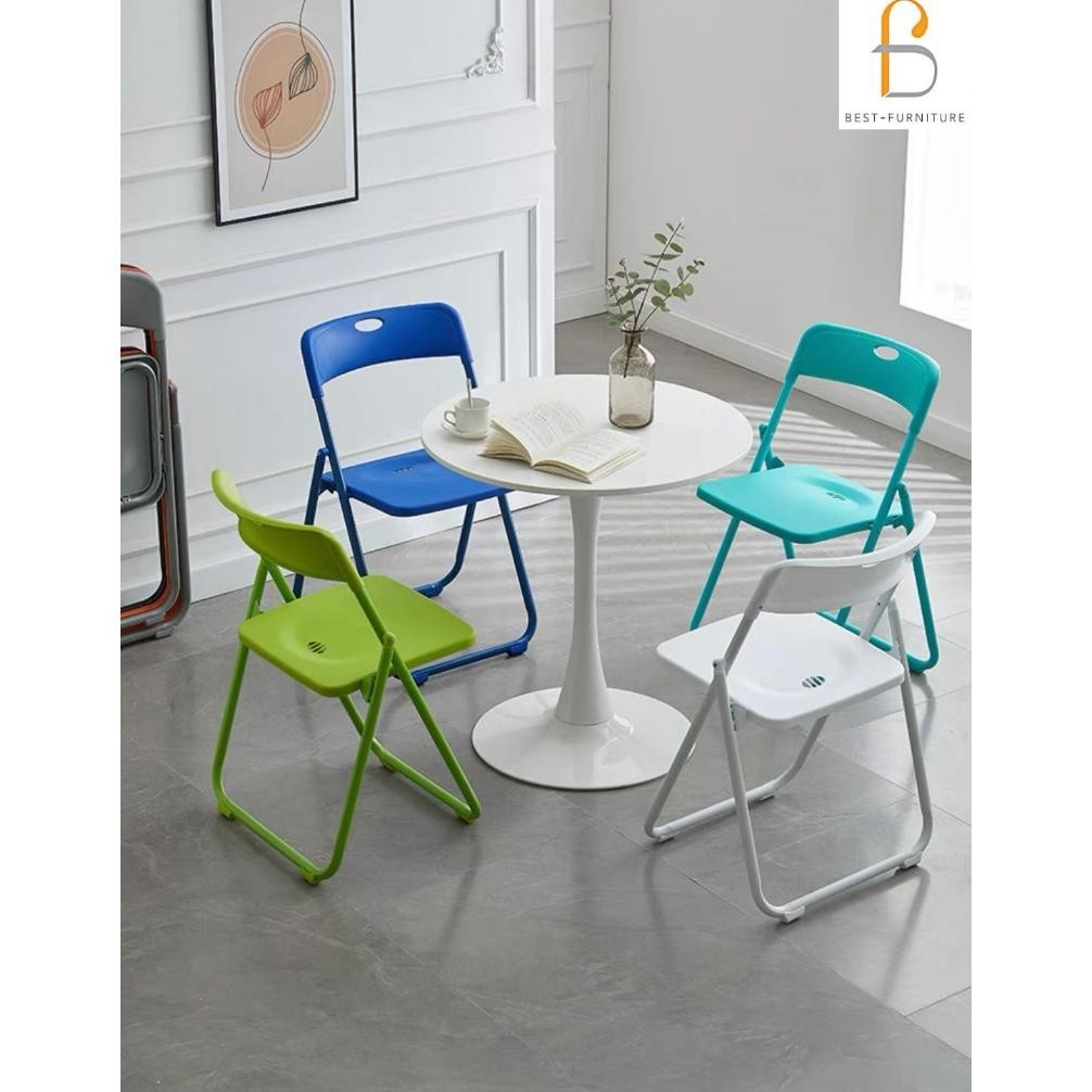 CY3223 Kursi Lipat Plastik Kursi santai Kursi Belajar Bangku Lipat Portable