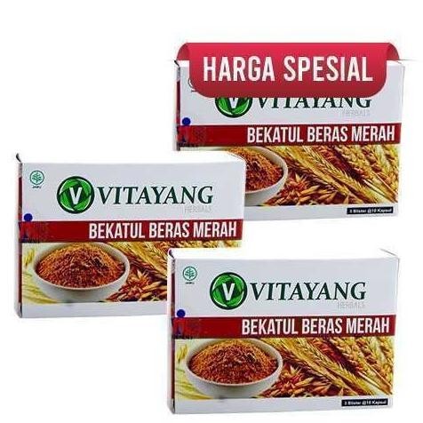 

Promo 3 box Vitayang Bekatul Beras Merah Turunkan kolesterol IS81