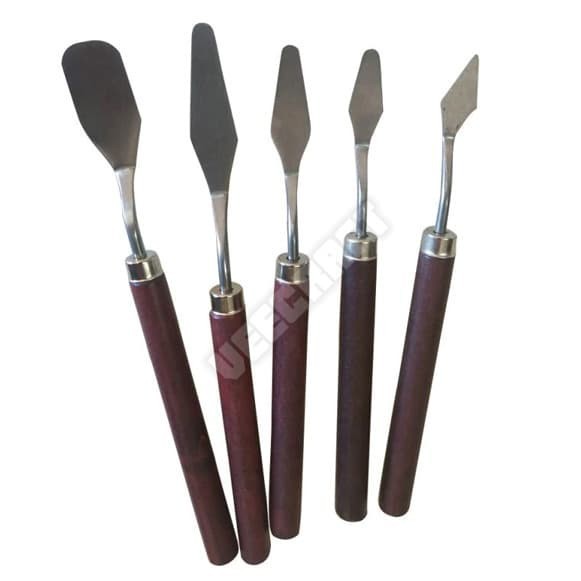 

Pisau Lukis Set 5 Pcs / Palette Scraper Spatula Knifes /Painting Knife