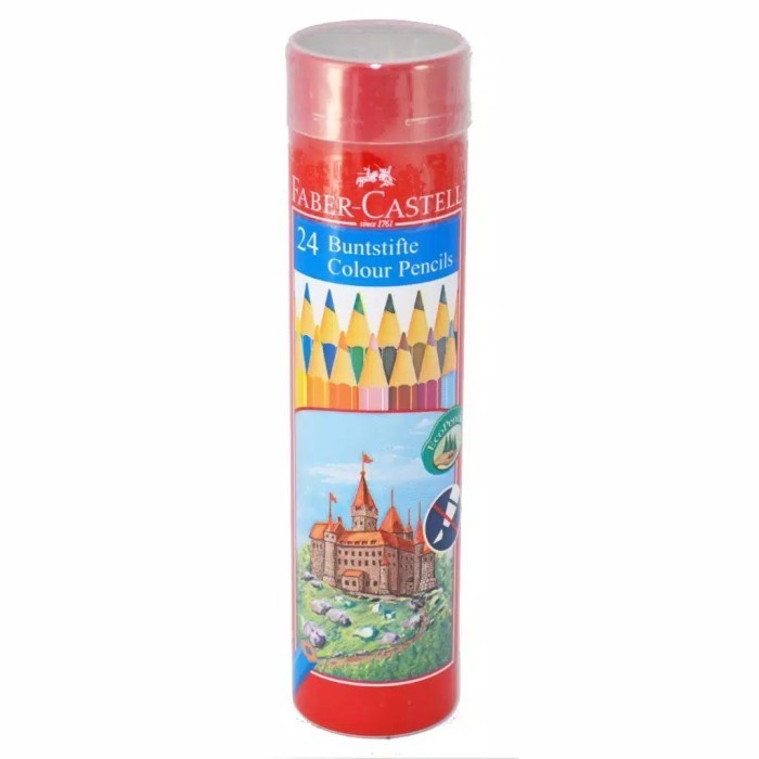 

Faber-Castell Classic Colour Cils Round Tin 24 / Sil Warna 24