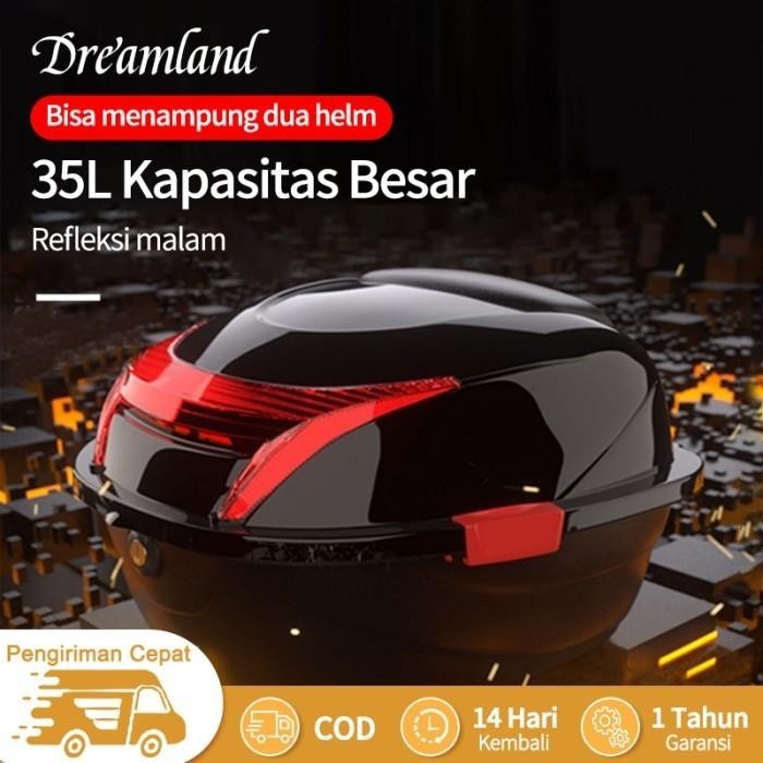 BARANG TERLARIS DL 35 LITER BOX MOTOR BOX BELAKANG MOTOR KAPASITAS TAS
