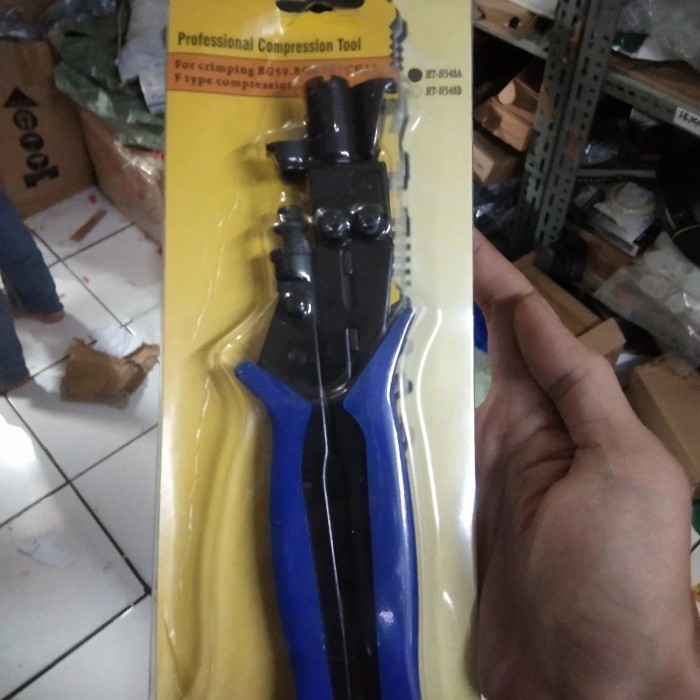 TANG CRIMPING COMPRESSION BNC RG 59,RG6,RG11 F TYPE COMPRESSION TOOL