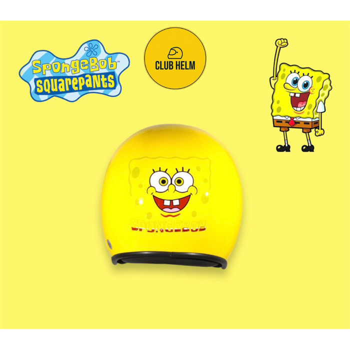 HELM RETRO NEO ANAK SPONGEBOB SQUAREPANTS KUNING