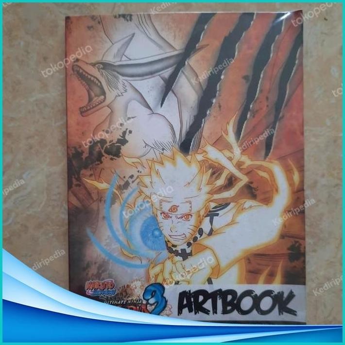 (KDR) KOMIK IMPORT NARUTO SHIPPUDEN ULTIMATE NINJA STORM 3 ARTBOOK + SAMPUL