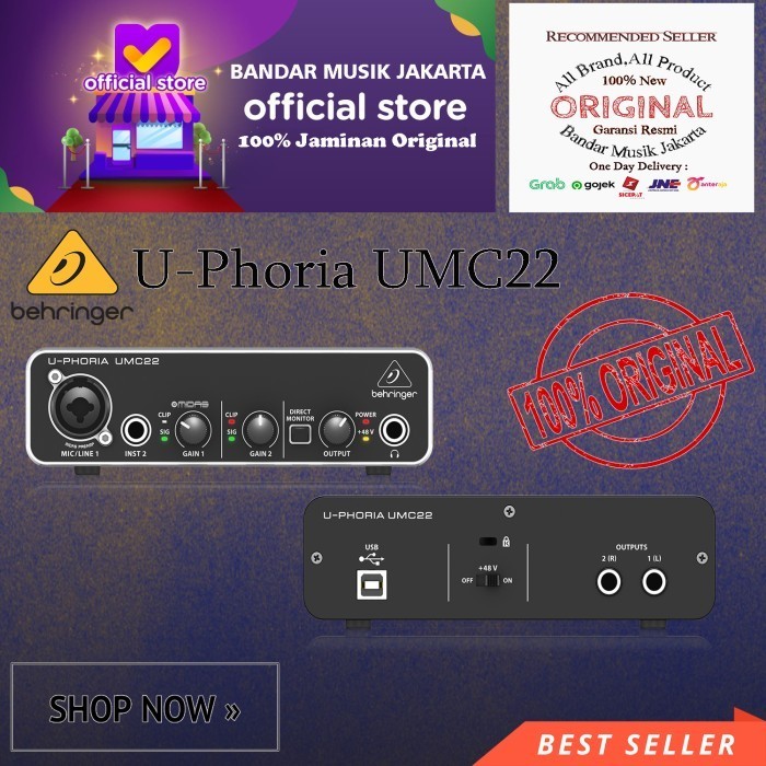 

U-Phoria UMC22 Audio Interface Soundd,BMJ