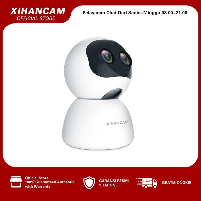 XIHANCAM Dual Lens IP Camera CCTV Wifi Indoor Smart Kamera CCTV Zoom