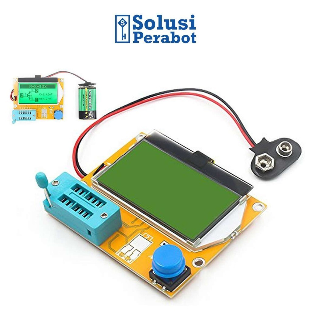 ESR Meter LCR-T4 SP / Transistor Tester LCR T4 Digital RCD LED Mosfet Dioda Triode Elco PCB MOS / PN