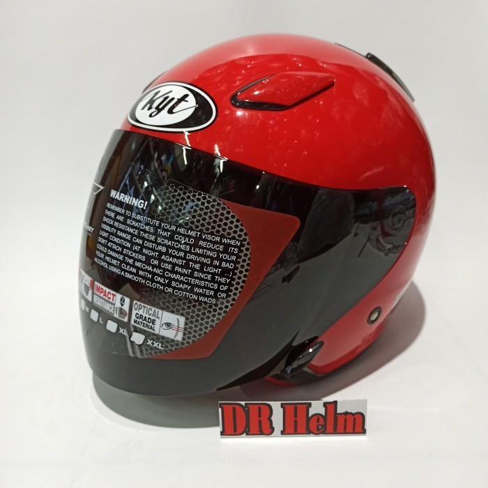 Kaca Helm Kyt Dj Maru Hitam Original