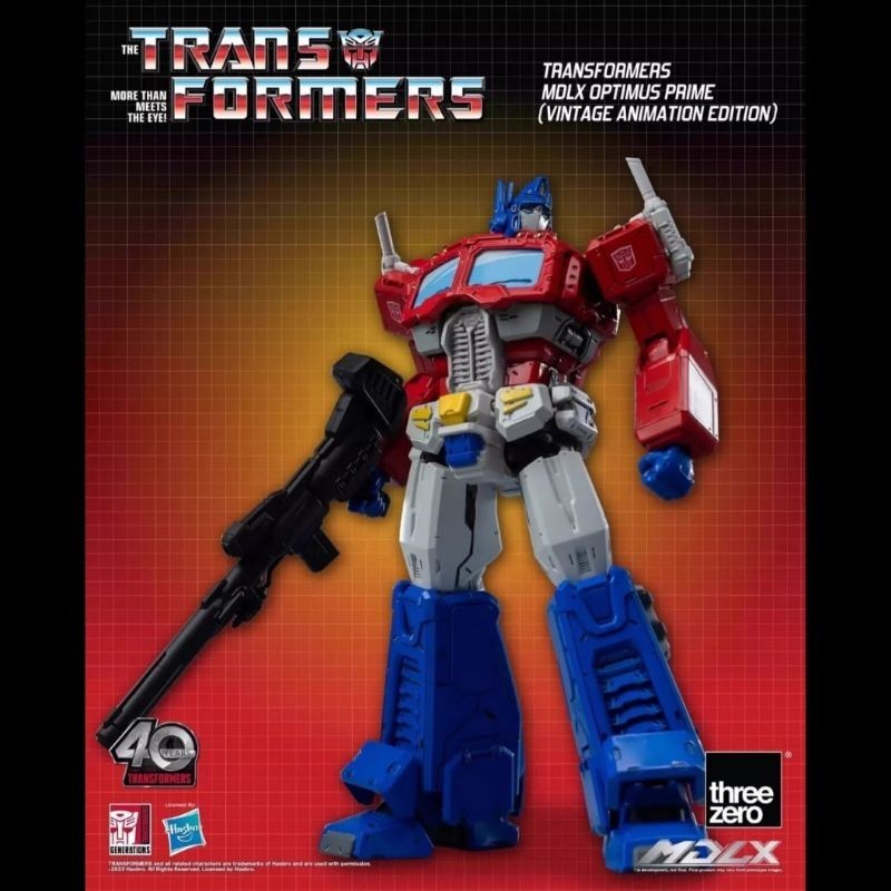 THREEZERO 1/12 action Figure MDLX Transformer Optimus Prime