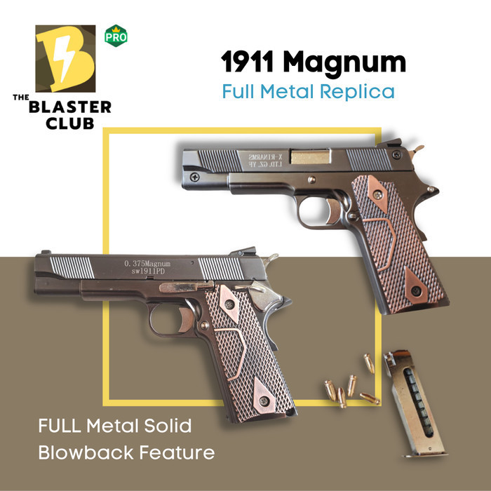 Ready Replika Colt 1911 Full Metal Besi Figure Diecast Pajangan Miniatur