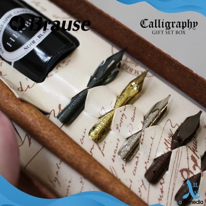 

Pena Kaligrafi Brause Calligraphy Gift Set Box